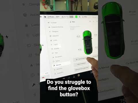 Tesla Glove Box Hack