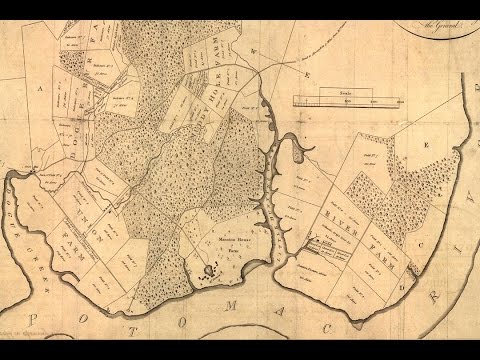 George Washington's Mount Vernon Map (1801)