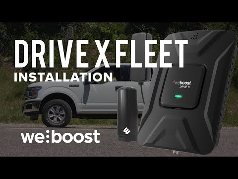 How to Install the Drive X Fleet Cell Phone Signal Booster | weBoost