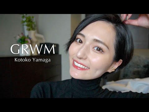 【GRWM】雑談しながらお仕事行く準備🌹 毎日メイク / 料理 / クリスマスの過ごし方