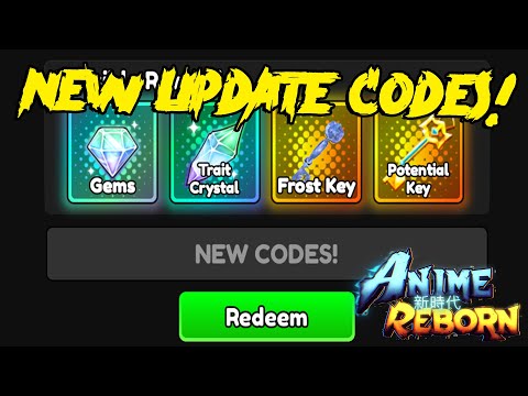 NEW UPDATE CODES! FREE TRAIT CRYSTAL IN ANIME REBORN