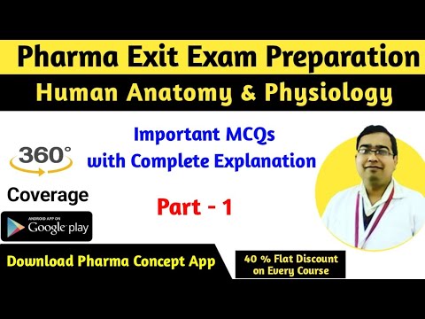 Pharma Exit Exam | Preparation | Human Anatomy and Physiology | Important MCQs | Blood MCQs