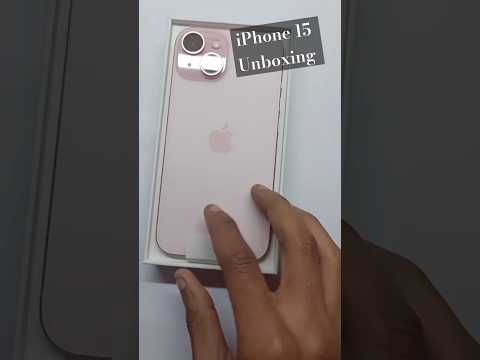 Apple Iphone 15 Pink unboxing || #apple #iphone #iphone15 #unboxing #phone