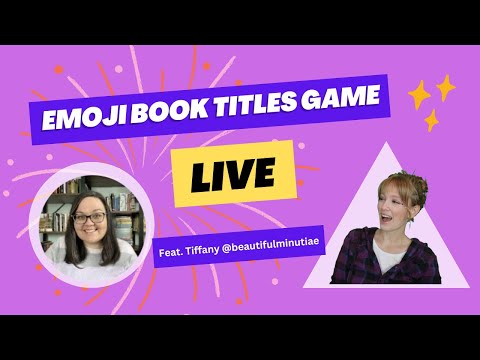 guess the emoji book title game | birthday live with beautiful minutiae