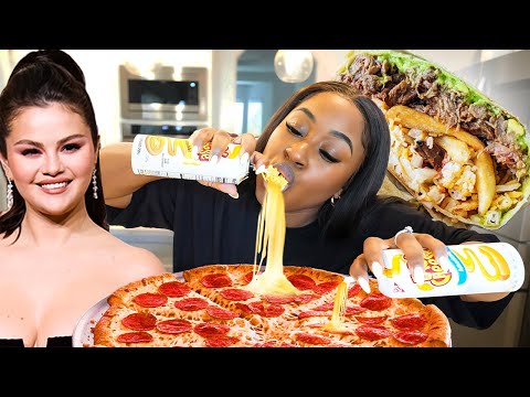 Eating like SELENA GOMEZ FOR 24 HOURS!