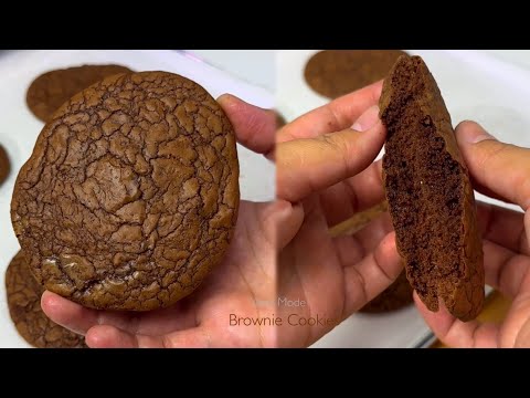 BROWNIE COOKIES | Soft and Chewy Brownie & Cookie in one Recipe