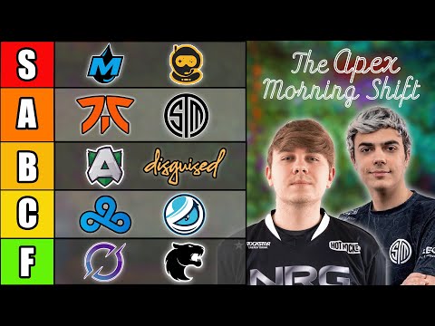 The Ultimate ALGS LAN Teams Tier List- The Apex Morning Shift Ep.13