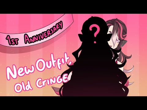 [Vtuber] 1 YEAR ANNIVERSARY! New outfit and cringing at old content! [Stream Archive]