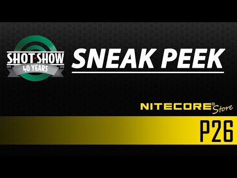 (Discontinued) NITECORE P26 1000 Lumen Flashlight Sneak Peek Video from Shot Show 2018