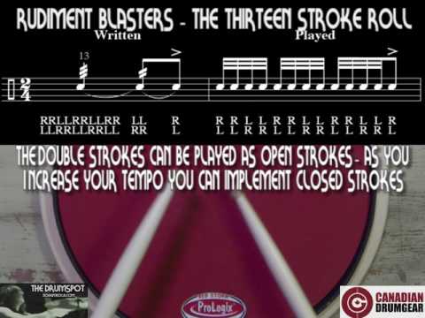 The Thirteen Stroke Roll - Canadian Drum Gear - DOUGMEOLA.COM / The DrumSpot