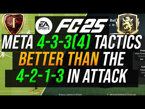 FC 25 - This META Formation is the 4213 Killer! 433(4) is MUCH better in Attack! Try It yourself...