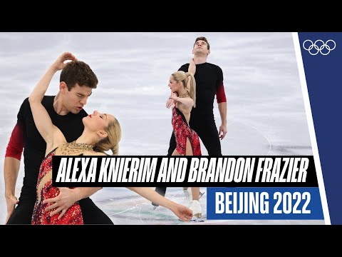 Alexa Knierim and Brandon Frazier's Skate Performance to House Of The Rising Sun ⛸️🪩 | Beijing 2022