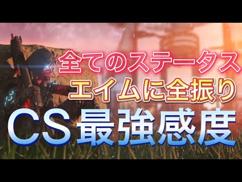 全てのステータスをエイムに全振りCS最強感度