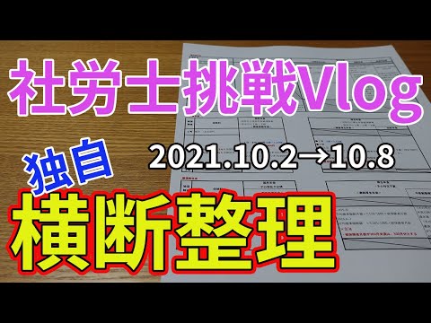 【社労士試験】年金の「横断整理」をしてみた件【独学】