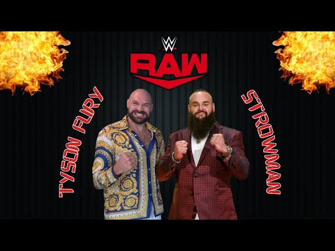 Full Match | Tyson Fury vs Braun Strowman | Falls Count Anywhere | WWE Raw