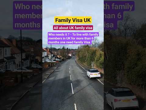 Family VISA UK | all about family visas in 30 secs | how to bring a loved one to UK | #visa #uk