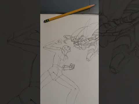 Drawing my version of a great Murata drawing. #animedrawing #mangadrawing #animefanart #onepunchman