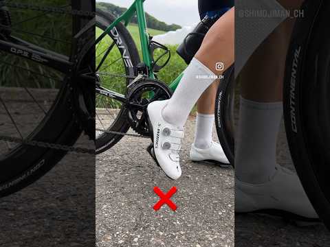 クリートを外すのが苦手な方へ #shorts #cycling #ロードバイク