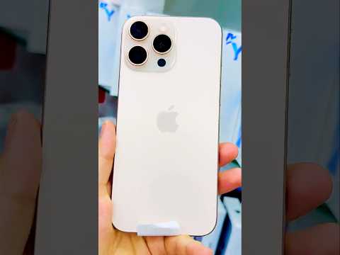 Iphone 16 Pro Max Unboxing Gorgeous Look Golden Color#kashitack #iphone #unboxing#unboxing