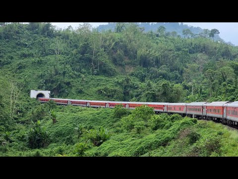 MOST DANGEROUS and SCENIC Rail Route in North East INDIA, Indian Railways Video in 4k ultra HD