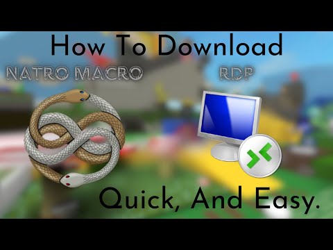 (Windows 10/11 Pro) How To Download NatroMacro And Macro On Multiple Accounts Using RDP | BSS