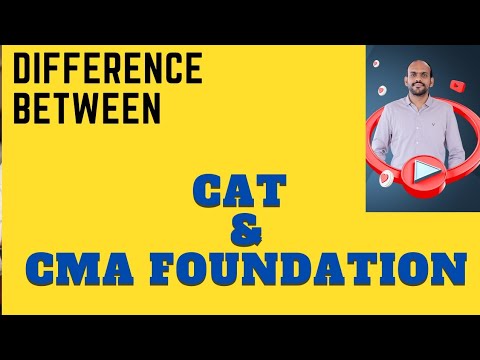 CAT or CMA foundation ?