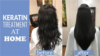 OMG😯How To Do Hair Keratin Treatment At Home For Straight Smooth Shiny Frizz Free Hair