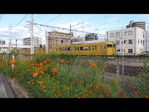 JR山陽本線　倉敷駅　備中高梁行きの列車が伯備線ホームに入る直前の様子　2020年9月21日