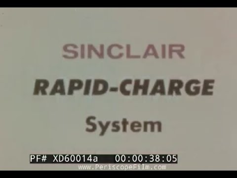 “THE NEW SINCLAIR RAPID CHARGE SYSTEM” 1960s GASOLINE CREDIT CARD PROMOTIONAL CARTOON XD60014a