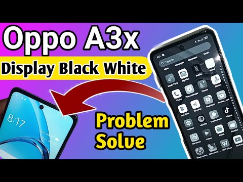 Oppo A3x Display Black and White