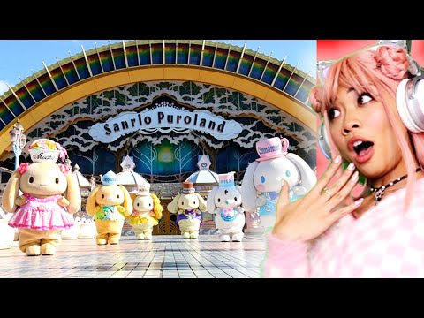 VISITING A *SANRIO* THEME PARK IN JAPAN! #sanrio #japan #travel #vlog