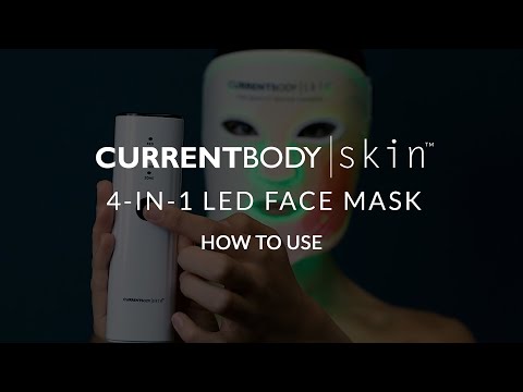 CurrentBody Skin 4-In-1 LED Face Mask - How To Use