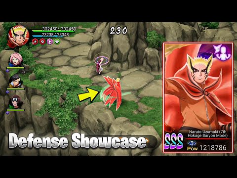 NxB NV : Baryon Mode Naruto On My Fortress Defense Showcase 🔥 Baryon Mode Naruto Defense Showcase