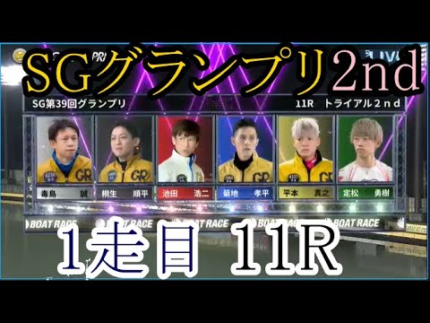 【グランプリ競艇】トライアル2nd①毒島誠②桐生順平③池田浩二④菊地孝平⑤平本真之⑥定松勇樹