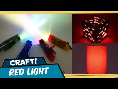 How to make  Red night lamp | DIY Crafts Videos | Education Videos| INCREDIBLE DIY #diy