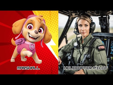 Paw Patrol Pups and Their Real-Life Hero Jobs! | Fun Learning for Kids | Learn from Cartoon