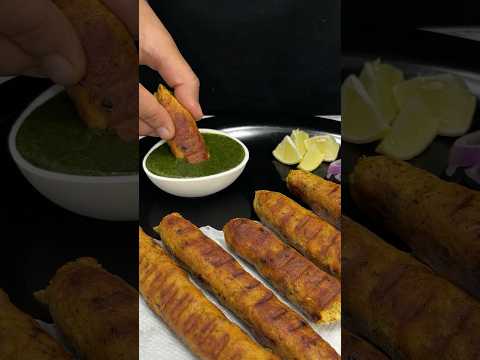 Chicken Seekh Kabab ASMR Cooking || #shorts #asmr #chicken #nonveg #food #indianasmrworld