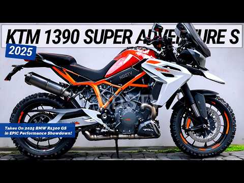 2025 KTM 1390 Super Adventure S Annouced: Takes On 2025 BMW R1300 GS in EPIC Performance Showdown!