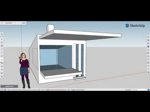 How to make an easy stall in SketchUp FREE (in 10 minutes)