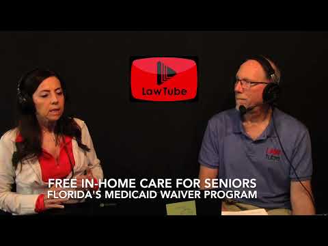 Free in-home care for seniors using Florida's "Waiver" program