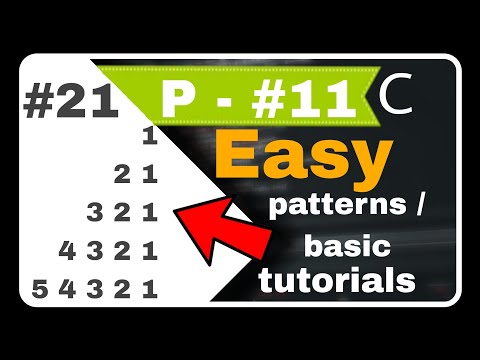 Pattern #11 | by using C programme | #clanguagebasic | AR Coder