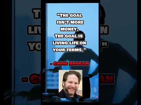 "Prioritizing Life on Your Terms over Money | Inspiring Quote by Chris Brogan" #shorts #ChrisBrogan