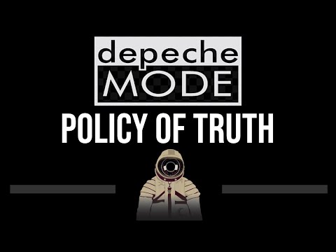 Depeche Mode • Policy Of Truth (CC) (Upgraded Video) 🎤 [Karaoke] [Instrumental]