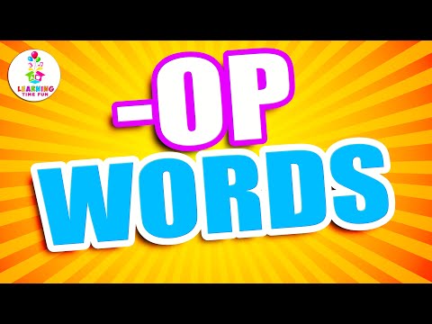 OP Words for Kids | Read the OP Words for Kindergarten (Word Family Series)