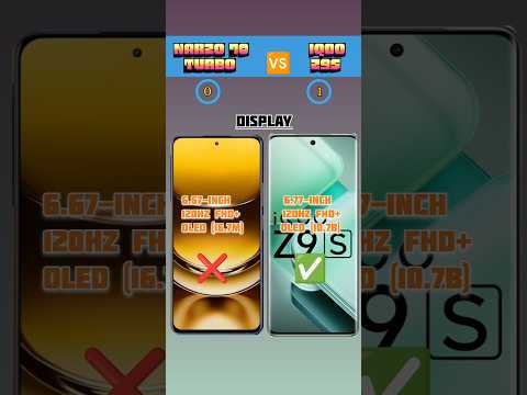 NARZO 70 TURBO VS IQOO Z9S