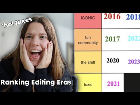 ranking editing eras