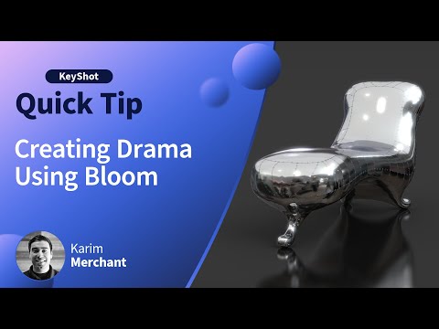 KeyShot Quick Tip - Creating Drama Using Bloom