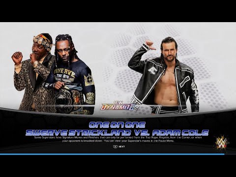 Swerve Strickland vs Adam Cole