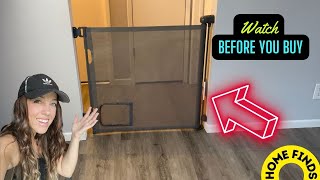 Retractable baby gate installation demo! (link in description)