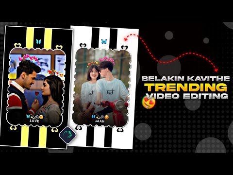 Belakin Kavithe Trending Kannada Song Watsapp Status Video Editing In AlightMotion | Preset Video